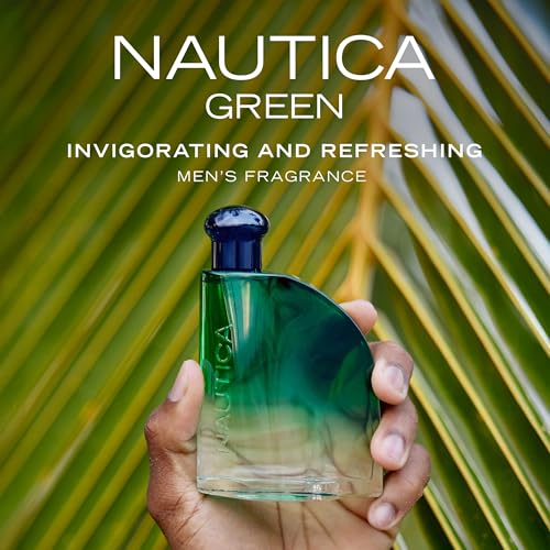 Nautica Green Men’s Gift Set 3.85 Fl Oz Duo with EDT & Deodorant, Long Lasting