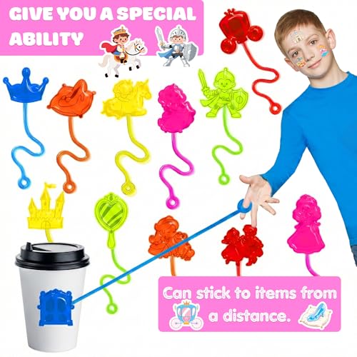 Princess Party Favors 48Pc Set - Stick Hands & Tattoos