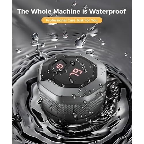Head Shaver for Bald Men, 10,000 RPM High-Speed Electric Razor, Innovative 6D Magnetic Floating Heads, IPX8 Waterproof Wet/Dry Shaving Kit with LED Display & EVA Travel Case