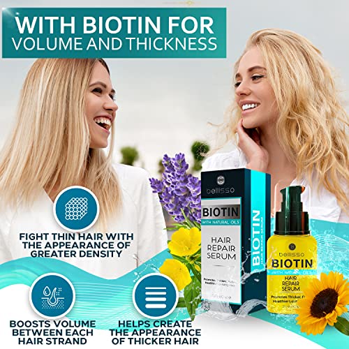 Bellisso Biotin Hair Thickening Serum for Volume & Shine