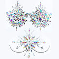 Rhinestone Body Gems Stickers, 2 Pack Festival Jewels