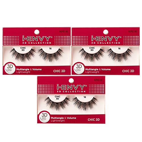 i-Envy 3D Glam Collection Multi-angle & Volume (3 PACK, KPEI16)