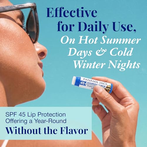 Panama Jack SPF 45 Sunscreen Lip Balm – Broad Spectrum UVA-UVB