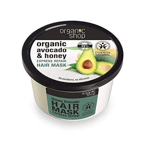 Organic Shop Avocado & Olive Hair Mask for Deep Conditioning