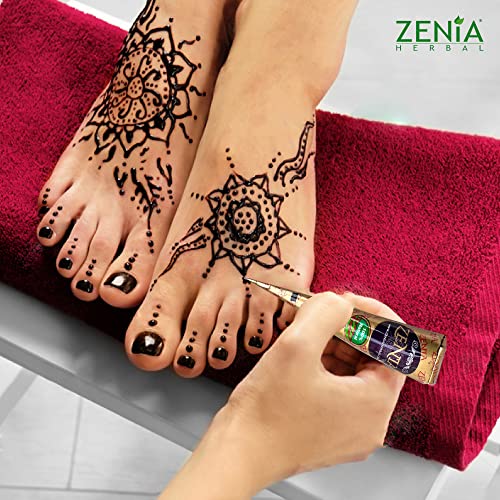 Zenia Natural Henna Paste Cone - Reddish Brown 25g