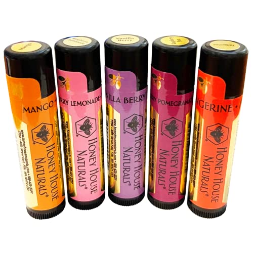 Honey House Naturals Lip Butter Gift Set – 5 Piece
