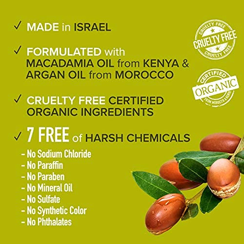 KISS Color & Care Argan & Macadamia for Dry and Damaged Natural Hair (Leave-In Conditioner)