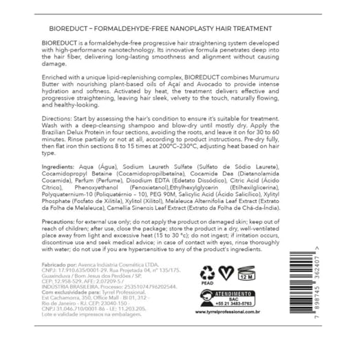 Tyrrel Professional Nanoplastia Brazilian Keratin Treatment 500mL