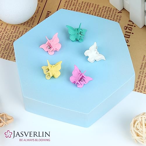 Baby Color Butterfly Hair Clips Set - 50 Mini Claw Hair Accessories, Y2K Trend