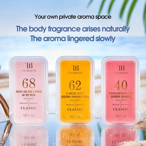 ADMD Solid Perfume Balm 3-Pack – Long Lasting Travel Fragrance