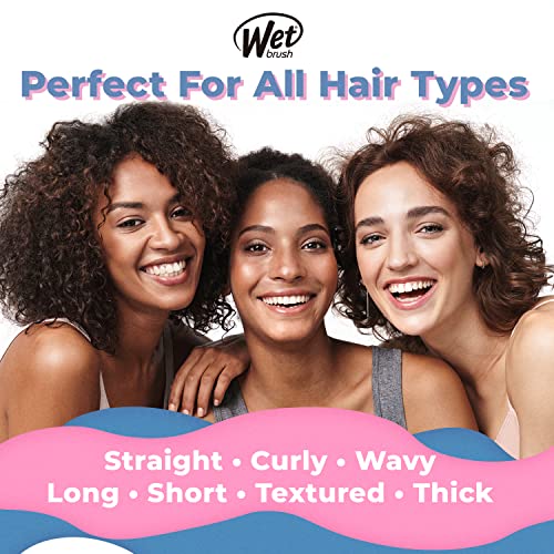 Wet Brush Original Detangler Brush - Free Spirit, Sangria - All Hair Types - Ultra-Soft IntelliFlex Bristles Glide Through Tangles with Ease - Pain-Free Comb for Men, Women, Boys and Girls