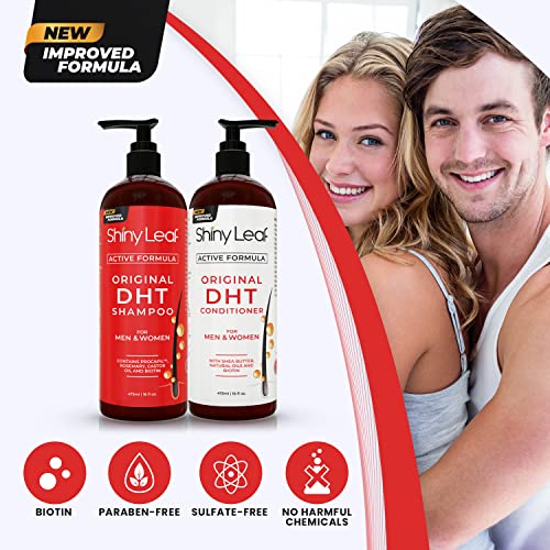 DHT Blocker Shampoo for Hair Loss - Biotin & Rosemary, 16 oz