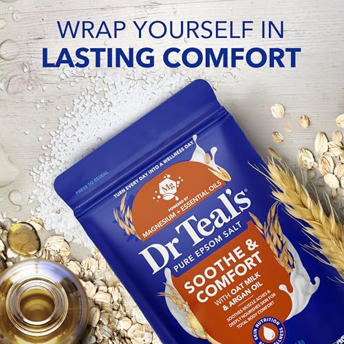 Epsom Salt Magnesium Soak with Oat Milk & Argan Oil - 3 lbs