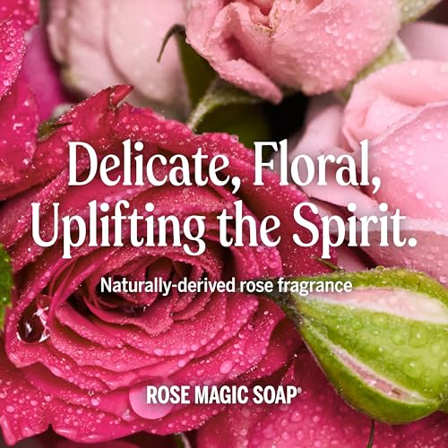Dr. Bronner's Rose Liquid Castile Soap Refill 32oz Pack of 2 - Organic Vegan