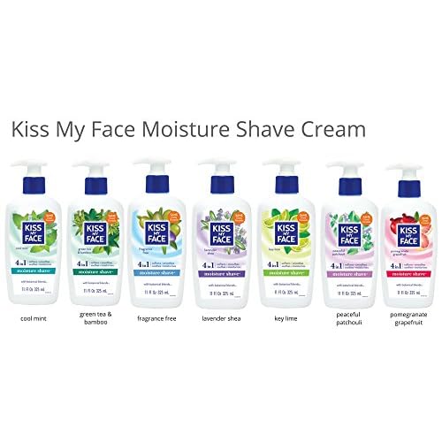Kiss My Face Vitamin Enriched Moisture Shave with Essential Oils, Lavender & Shea - 11 oz