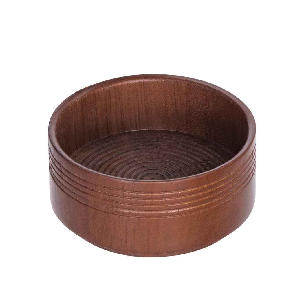 Danweix Wooden Shaving Bowl, Shaving Soap & Cream Bowl for Men Classic Style Easy to Lather Fits Wet Shaving (4#)