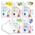 Epielle Moisturizing Foot Mask Socks - 5 Pairs for Dry, Cracked Heels