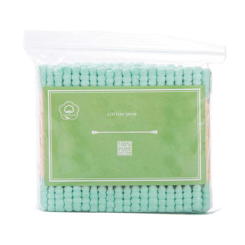 Colorful Double Head Cotton Swabs 100 Pack