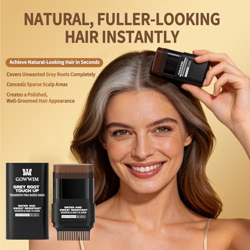 Gowwim Waterproof Grey Hair Coverage Stick for Instant Touch Up