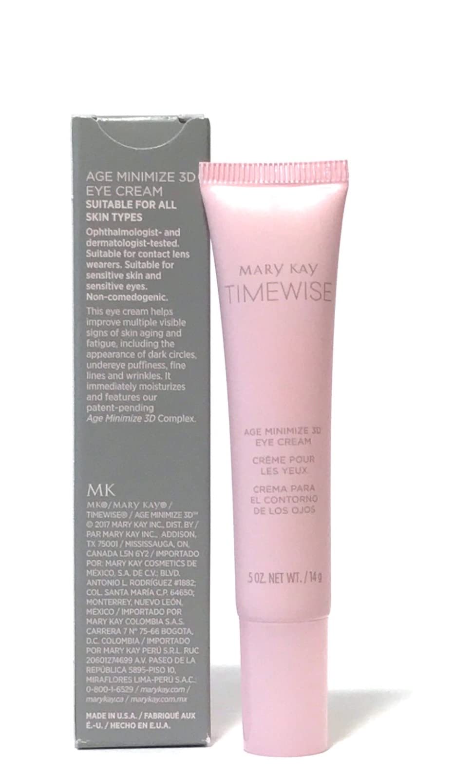 MARY KAY TIMEWISE AGE MINIMIZE 3D EYE CREAM 0.5 OZ