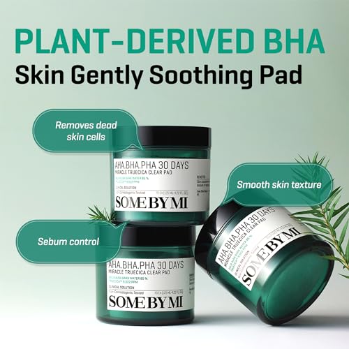 SOME BY MI AHA BHA PHA 30 Days Miracle Cream & Miracle Truecica Clear Pad