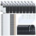 Eyelash Care Kit with Brushes, Bottles & Aftercare Bags