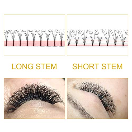 7D Premade Volume Lash Extensions 14mm D Curl 0.07