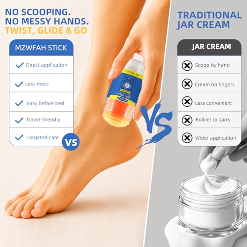 60% Urea Foot Cream Stick with 2% Salicylic Acid for Dry Cracked Heels 1.41 oz