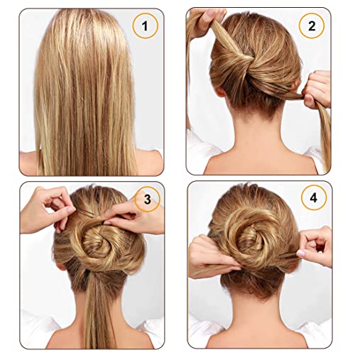 U Shaped Hair Pins 200 Count Brown 2.4 Inch Bobby Pins