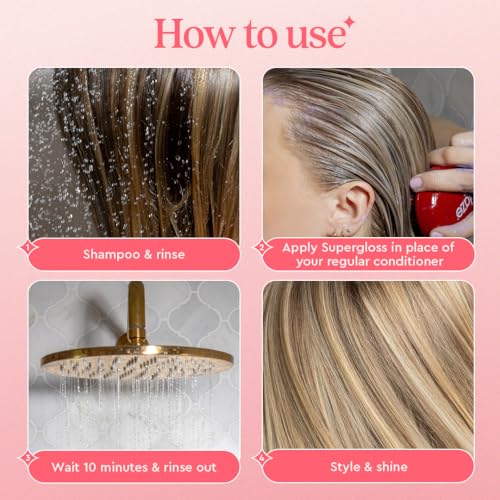 Glaze Purple Toning Gloss for Blonde Hair - 6.4 fl oz