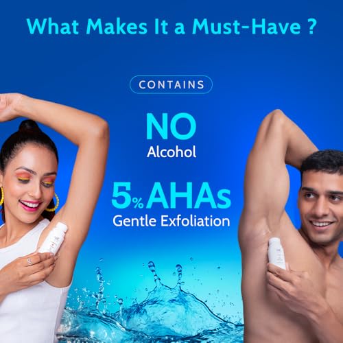 Underarm Roll-On with 5% AHA | Exfoliates & Brightens Skin