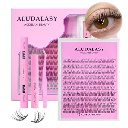 DIY Lash Extension Kit with C Curl Clusters & Invisible Band