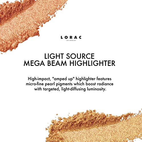 LORAC Light Source Mega Beam Highlighter | Highlighter Makeup Powder | Shimmer Highlighter | Celestial