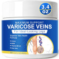 Varicose Veins Cream for Legs - Spider Veins Treatment, 3.4 Oz