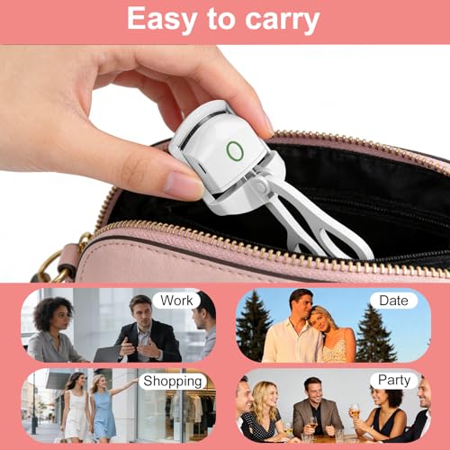 Heated Eyelash Curler with 24-Hour Curl | 2-Level Temperature
