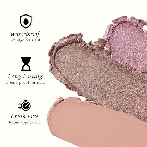 Zev Eyeshadow Stick ? ShadeRush 2-in-1 Cream Eyeshadow Stick ? Cream-to-Powder Eye Shadow with Built-in Smudger ? Matte Makeup ? Waterproof and Crease-Proof ? Mocha Matte