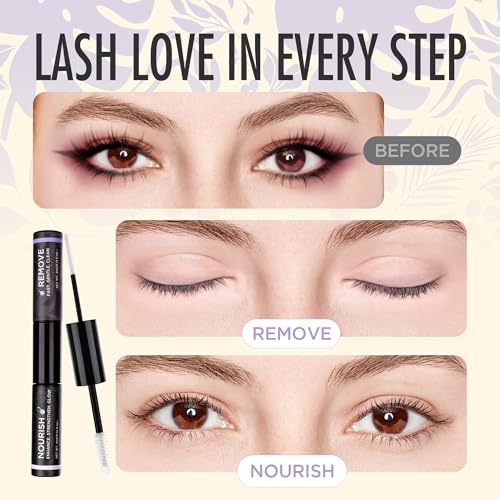 Cluster Lash Remover & Nourish Serum with Castor Oil