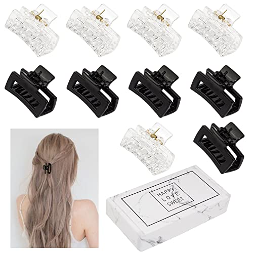 Small Claw Hair Clips for Women, 10-Pack 1.5 Inch Mini Jaw Clips