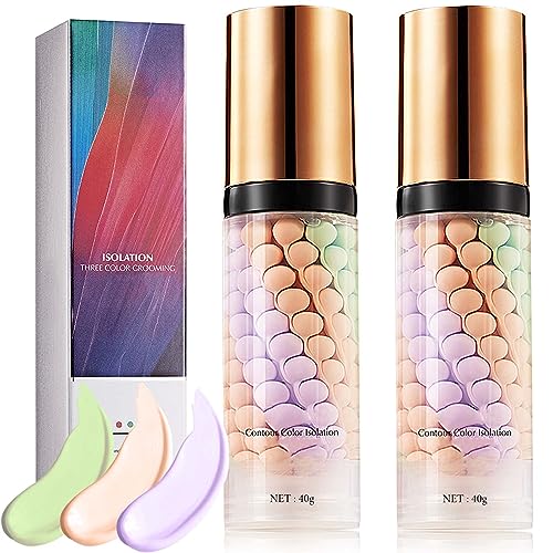 3-in-1 Color Correcting Primer - Pink, Green & Purple Tinted