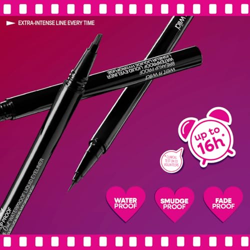 Wet n Wild Mega Last Waterproof Liquid Eyeliner - Black