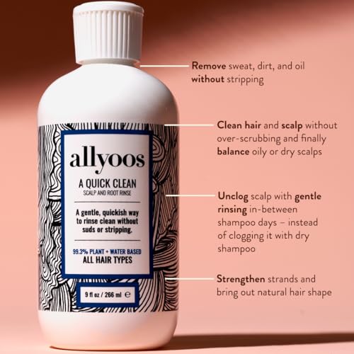 A Quick Clean Hair Rinse - Dry Shampoo Alternative, No Residue