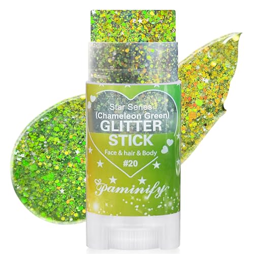 Green Gold Face Glitter Stick Waterproof Shimmer Makeup