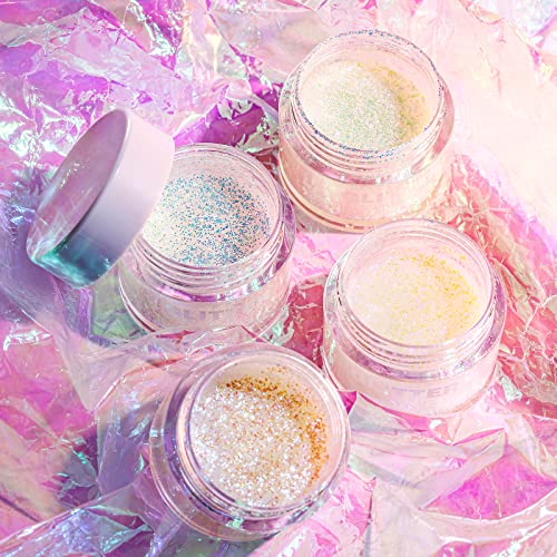 Holographic Body Glitter Gel - Long-Lasting Shimmer for Face & Body