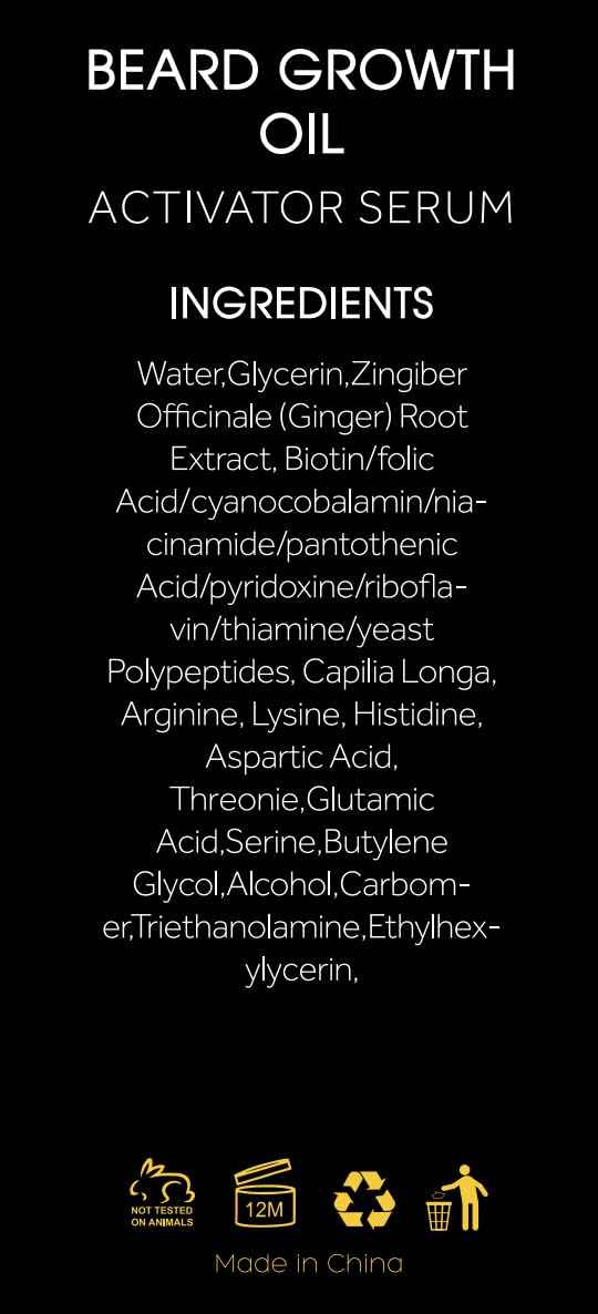 KIRUBRET Hair Growth Kit, Biotin Hair Growth Oil Serum, Hair Scalp Massager Helps absorb Hair Growth Oil Serum