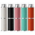 Travel Perfume Bottle Refillable - 8ML Leather Empty Mini Cologne Spray Atomizer Men - Small Fragrance Sample Sprayer - 5PCS Portable Refill Travel Essentials Container