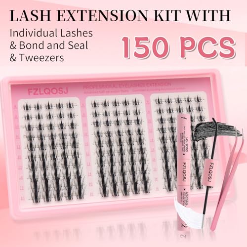 Eyelash Clusters Kit with Adhesive & Applicator – DIY Lash Extensions