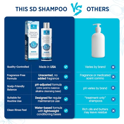 RoyceDerm Seborrheic Dermatitis Shampoo with Salicylic Acid