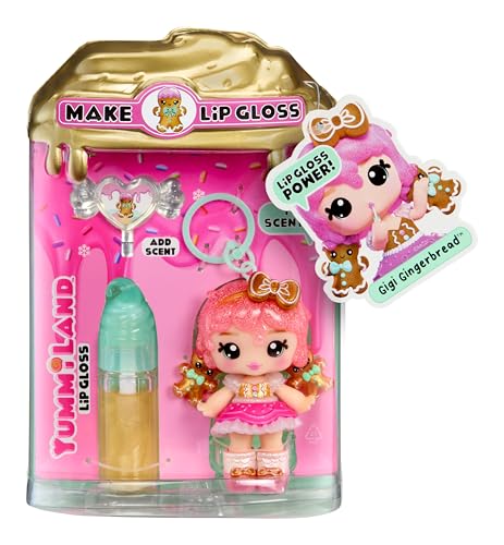 Yummiland Gigi Gingerbread Holiday Doll with DIY Lip Gloss Kit