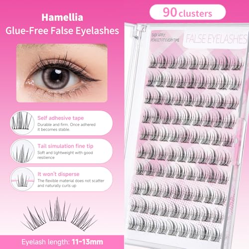 Self-Adhesive Lash Clusters 11-13MM - 90 pcs Wispy