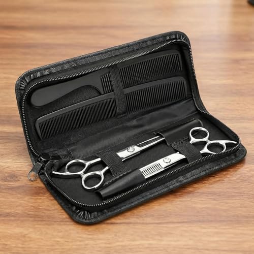Scissor Case with Multiple Compartments - PU Leather